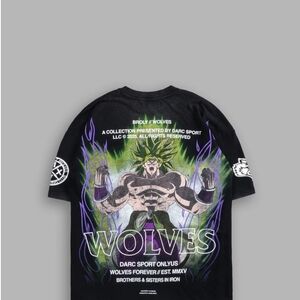 Darc Sport Black Wolves Graphic T-Shirt